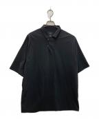 teatoraテアトラ）の古着「CAPSULESNAP POLO SHIRT DR」｜ブラック