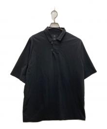 teatora（テアトラ）の古着「CAPSULESNAP POLO SHIRT DR」｜ブラック
