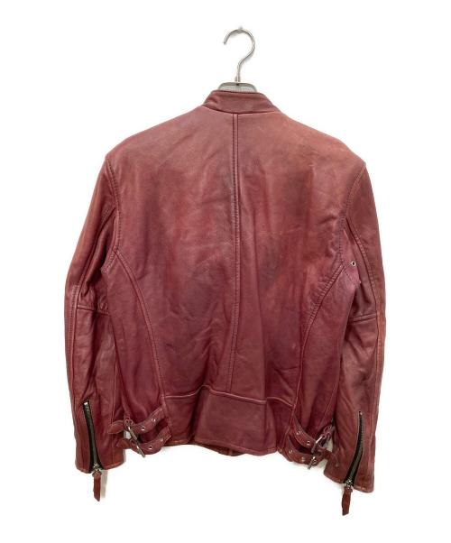Schott（ショット）Schott (ショット) ダブルライダースジャケット ボルドー サイズ:Lの古着・服飾アイテム