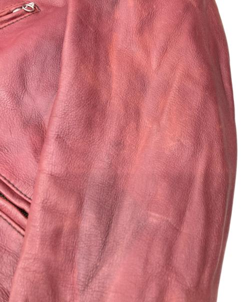 Schott（ショット）Schott (ショット) ダブルライダースジャケット ボルドー サイズ:Lの古着・服飾アイテム