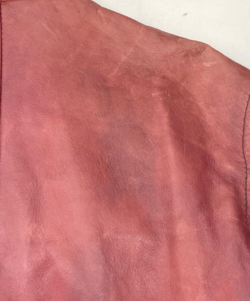 Schott（ショット）Schott (ショット) ダブルライダースジャケット ボルドー サイズ:Lの古着・服飾アイテム