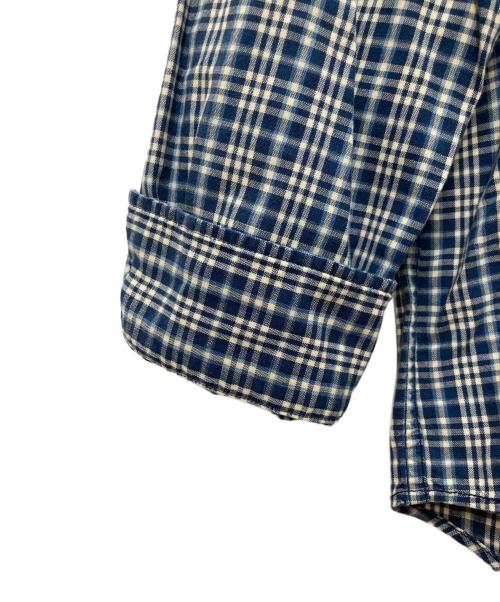 POLO SPORT（ポロスポーツ）POLO SPORT (ポロスポーツ) 90'sチェックシャツ ブルー サイズ:Mの古着・服飾アイテム