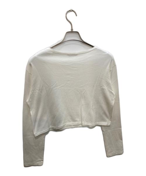 AURALEE（オーラリー）AURALEE (オーラリー) PIMA COTTON JERSEY BOAT NECK P/O ホワイト サイズ:2の古着・服飾アイテム