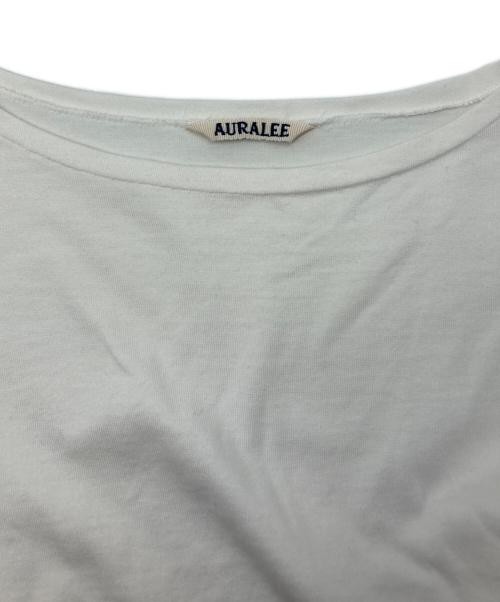 AURALEE（オーラリー）AURALEE (オーラリー) PIMA COTTON JERSEY BOAT NECK P/O ホワイト サイズ:2の古着・服飾アイテム