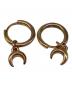 MARINE SERRE (マリーンセル) REGULAR BRASS MOON MINI CREOLES：9000円
