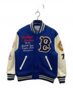 whitesvilleホワイツビル）の古着「MELTON AWARD JACKET」｜ホワイト×ブルー