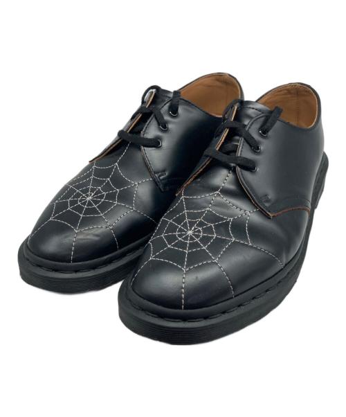 Dr.Martens（ドクターマーチン）Dr.Martens (ドクターマーチン) Supreme (シュプリーム) 3-Eye Spiderweb シューズ ブラック サイズ:UK8の古着・服飾アイテム