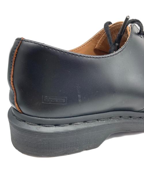 Dr.Martens（ドクターマーチン）Dr.Martens (ドクターマーチン) Supreme (シュプリーム) 3-Eye Spiderweb シューズ ブラック サイズ:UK8の古着・服飾アイテム