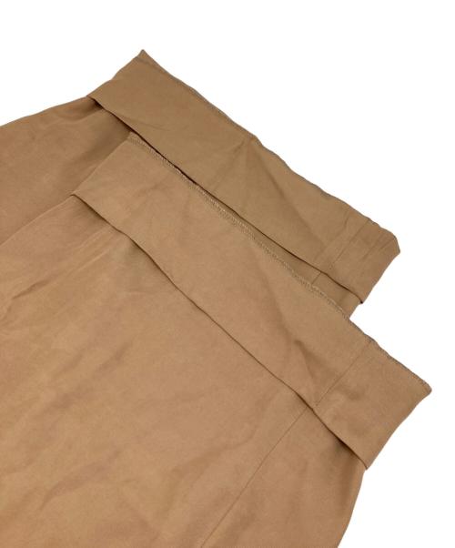 CABAN（キャバン）CABAN (キャバン) レーヨンシルクツイル 2タックパンツ ベージュ サイズ:XSの古着・服飾アイテム