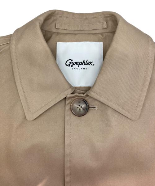 Gymphlex（ジムフレックス）Gymphlex (ジムフレックス) コットンギャバジン ショートコート ベージュ サイズ:14の古着・服飾アイテム