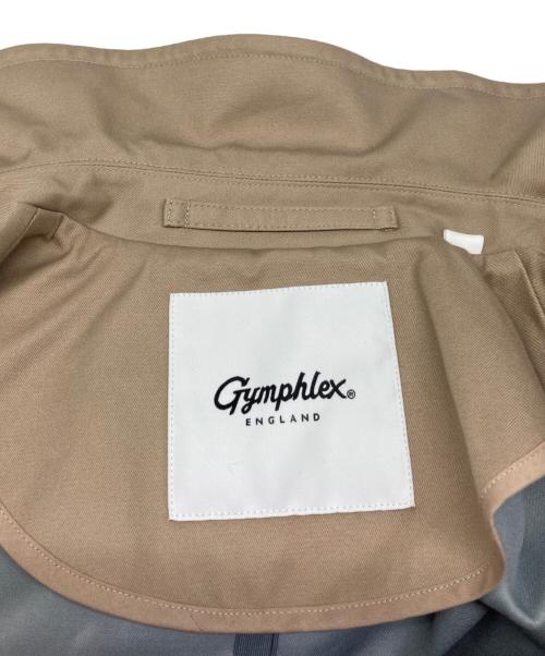 Gymphlex（ジムフレックス）Gymphlex (ジムフレックス) コットンギャバジン ショートコート ベージュ サイズ:14の古着・服飾アイテム