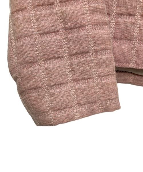 CHANEL（シャネル）CHANEL (シャネル) ジャケット×ノースリーブブラウスセットアップ ピンク サイズ:42の古着・服飾アイテム