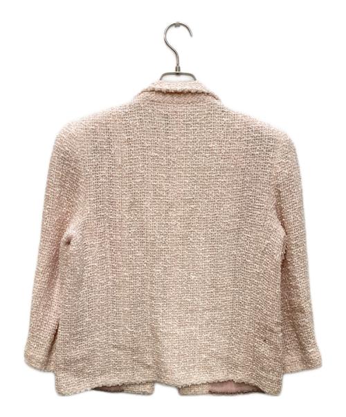CHANEL（シャネル）CHANEL (シャネル) ツイードジャケット ピンク サイズ:40の古着・服飾アイテム
