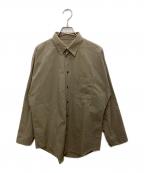 HOMME PLISSE ISSEY MIYAKEオム プリッセ イッセイ ミヤケ）の古着「STREAMLINE SHIRT」｜ベージュ