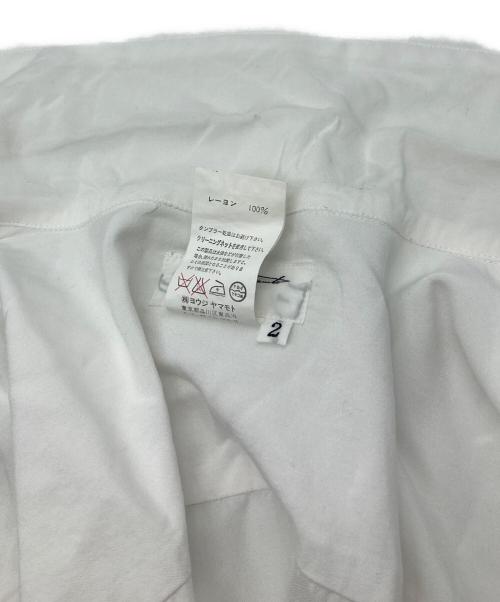 YOHJI YAMAMOTO（ヨウジヤマモト）YOHJI YAMAMOTO (ヨウジヤマモト) シャツ ホワイト サイズ:2の古着・服飾アイテム