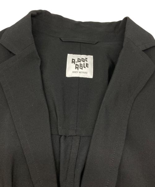 A-POC ABLE ISSEY MIYAKE（エイポック エイブル イッセイ ミヤケ）A-POC ABLE ISSEY MIYAKE (エイポック エイブル イッセイ ミヤケ) テーラードジャケット ブラック サイズ:1の古着・服飾アイテム