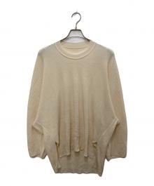 HOMME PLISSE ISSEY MIYAKE（オム プリッセ イッセイ ミヤケ）の古着「TIGHT TWIST COTTON KNIT」｜ホワイト