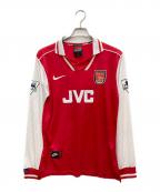 NIKEナイキ）の古着「Arsenal ベルカンプ 10 長袖 ユニフォーム」｜レッド
