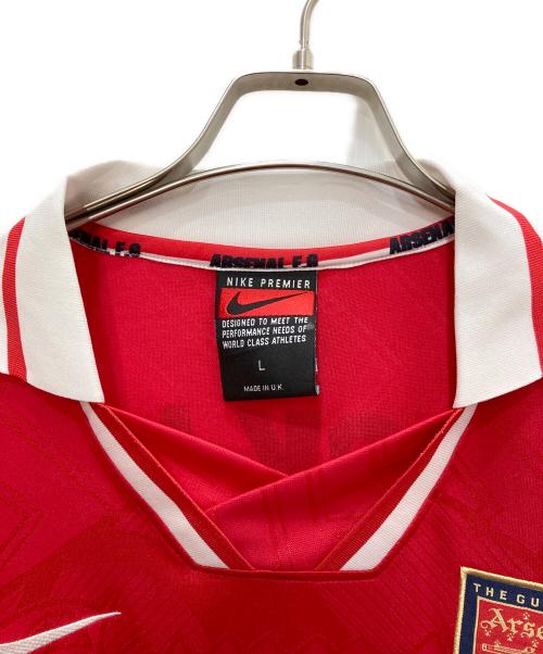 NIKE（ナイキ）NIKE (ナイキ) Arsenal ベルカンプ 10 長袖 ユニフォーム レッド サイズ:Lの古着・服飾アイテム