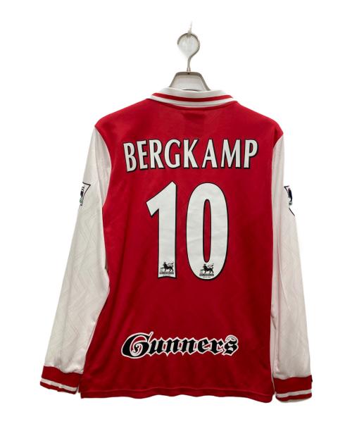 NIKE（ナイキ）NIKE (ナイキ) Arsenal ベルカンプ 10 長袖 ユニフォーム レッド サイズ:Lの古着・服飾アイテム