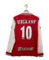 NIKE (ナイキ) Arsenal ベルカンプ 10 長袖 ユニフォーム レッド サイズ:L：9000円