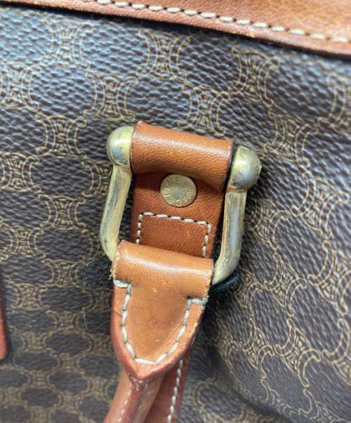 CELINE（セリーヌ）CELINE (セリーヌ) マカダム柄ボストンバッグ ブラウンの古着・服飾アイテム