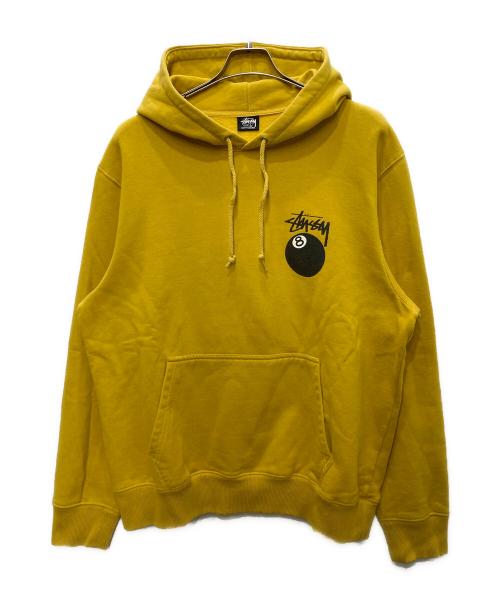 stussy（ステューシー）stussy (ステューシー) 8ボールパーカー イエロー サイズ:Lの古着・服飾アイテム