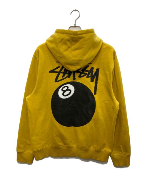 stussy（ステューシー）stussy (ステューシー) 8ボールパーカー イエロー サイズ:Lの古着・服飾アイテム