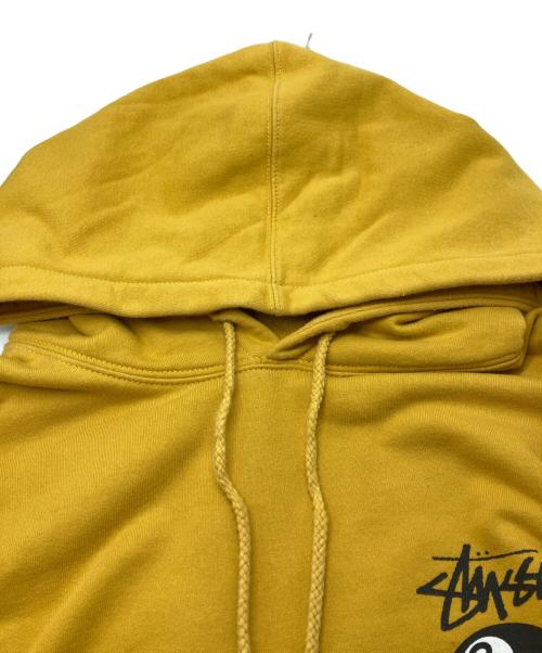 stussy（ステューシー）stussy (ステューシー) 8ボールパーカー イエロー サイズ:Lの古着・服飾アイテム