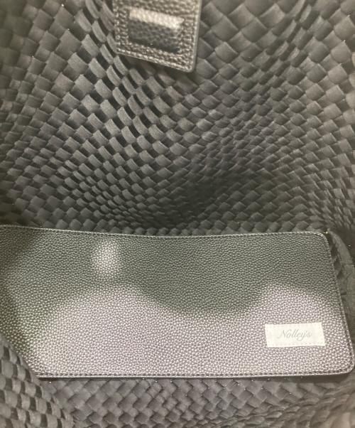 NOLLEY'S（ノーリーズ）NOLLEY'S (ノーリーズ) メッシュトートバッグ ブラックの古着・服飾アイテム