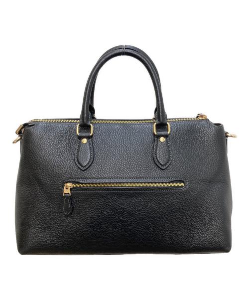 COACH（コーチ）COACH (コーチ) ジョージア サッチェル ショルダーバッグ ブラックの古着・服飾アイテム