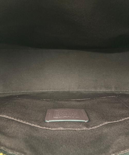 COACH（コーチ）COACH (コーチ) ジョージア サッチェル ショルダーバッグ ブラックの古着・服飾アイテム