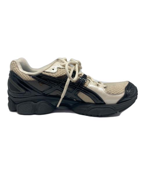 asics（アシックス）asics (アシックス) GEL-NIMBUS 9 スニーカー ブラック×アイボリー サイズ:27の古着・服飾アイテム