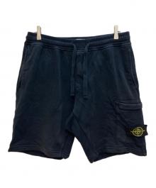 STONE ISLAND（ストーンアイランド）の古着「スウェットハーフパンツ」｜ネイビー