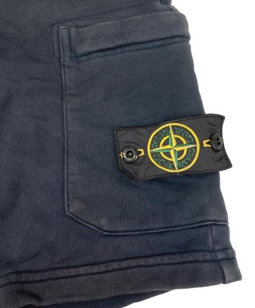 STONE ISLAND（ストーンアイランド）STONE ISLAND (ストーンアイランド) スウェットハーフパンツ ネイビー サイズ:Lの古着・服飾アイテム