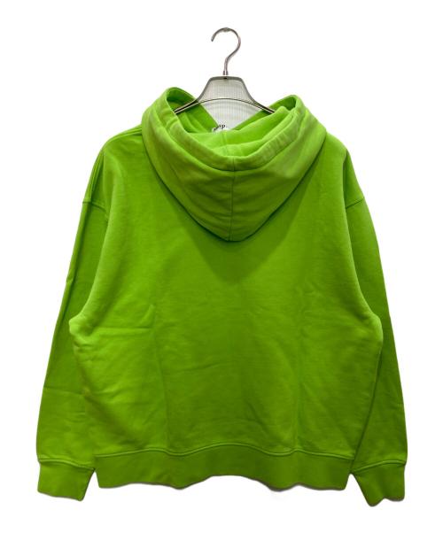 Acne studios（アクネ ストゥディオズ）Acne studios (アクネ ストゥディオズ) ブロークンロゴ プルオーバー パーカー グリーン サイズ:Sの古着・服飾アイテム