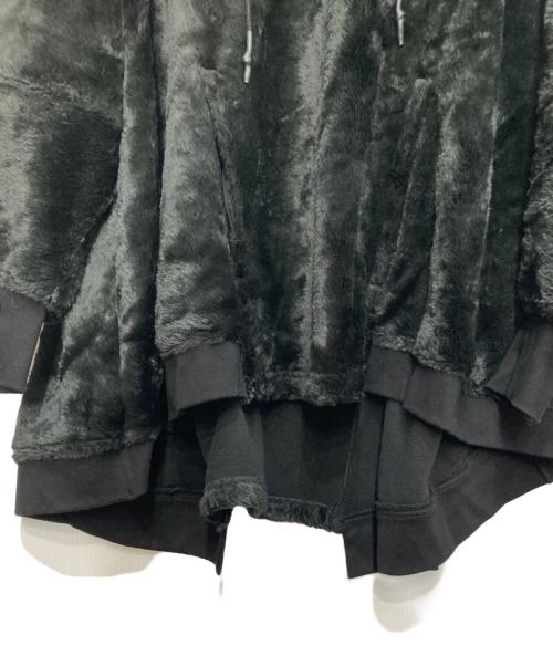 LE PHIL（ル フィル）LE PHIL (ル フィル) フェイクファービッグフーディー ブラック サイズ:FREEの古着・服飾アイテム