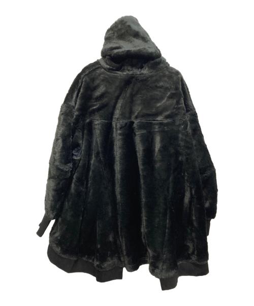 LE PHIL（ル フィル）LE PHIL (ル フィル) フェイクファービッグフーディー ブラック サイズ:FREEの古着・服飾アイテム