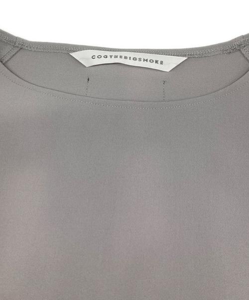 COGTHEBIGSMOKE（コグザビッグスモーク）COGTHEBIGSMOKE (コグザビッグスモーク) KATE CREW NECK TOP ブルー サイズ:Freeの古着・服飾アイテム