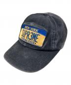 SUPREMEシュプリーム）の古着「License Plate 6-Panel キャップ」｜ブラック