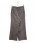 MACKINTOSH (マッキントッシュ) GREY LABEL リネンミックスチェックパンツ ブラウン サイズ:2：7000円