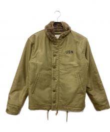 HOUSTON（ヒューストン）の古着「N-1デッキジャケット」｜オリーブ