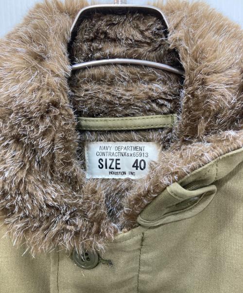 HOUSTON（ヒューストン）HOUSTON (ヒューストン) N-1デッキジャケット オリーブ サイズ:40の古着・服飾アイテム