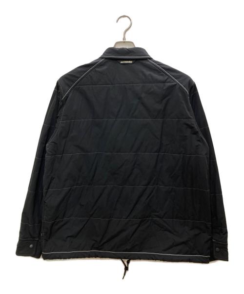 and wander（アンドワンダー）and wander (アンドワンダー) T/C alpha shirt jacket ブラック サイズ:4の古着・服飾アイテム