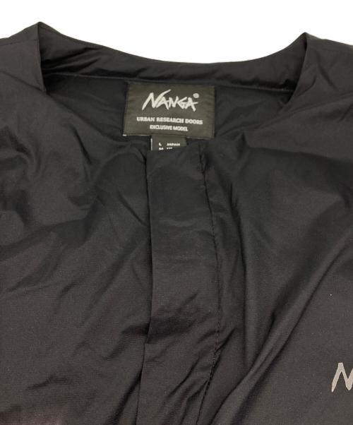 NANGA（ナンガ）NANGA (ナンガ) URBAN RESEARCH DOORS (アーバンリサーチドアーズ) インナーダウンジャケット ブラック サイズ:Lの古着・服飾アイテム