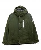 and wanderアンドワンダー）の古着「tough down jacket」｜オリーブ