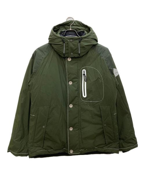 and wander（アンドワンダー）and wander (アンドワンダー) tough down jacket オリーブ サイズ:4の古着・服飾アイテム