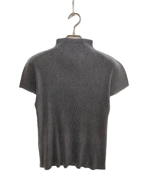 ISSEY MIYAKE（イッセイミヤケ）ISSEY MIYAKE (イッセイミヤケ) プリーツカットソー グレー サイズ:3の古着・服飾アイテム