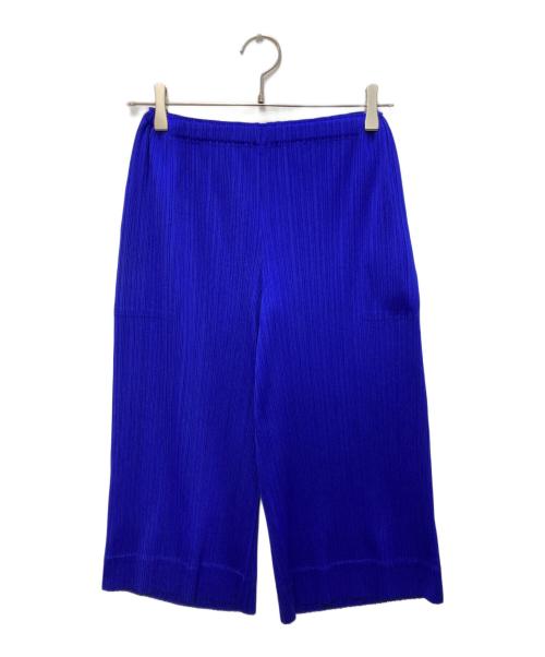 PLEATS PLEASE（プリーツプリーズ）PLEATS PLEASE (プリーツプリーズ) プリーツパンツ ブルー サイズ:1の古着・服飾アイテム