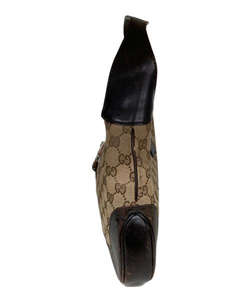 GUCCI（グッチ）GUCCI (グッチ) ジャッキー シェリーラインGGキャンバスハンドバッグ ベージュの古着・服飾アイテム